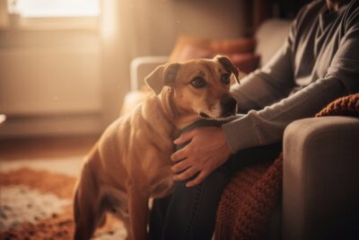 Hund mit Angst beruhigen – Ursachen, Symptome & Lösungen